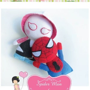 Duos - Spider Man & Spider Gwen - PDF Pattern - Super Hero