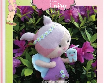 Dear Tooth Fairy - PDF Pattern - Felt Doll + Gift