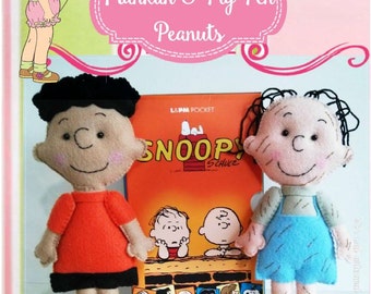 Nieuwe Peanuts-personages - pdf-patroon - Franklin & Pig-pen