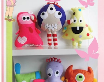 Cute Monster - PDF Pattern - Adopt a Monster