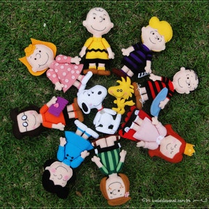 Peanuts Characters - PDF Pattern - Charlie Brown, Snoopy and more!