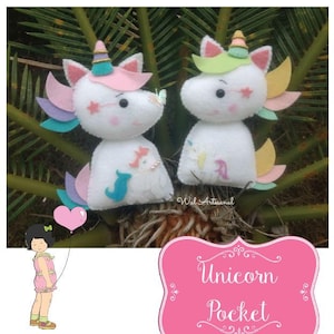 Felt Unicorn - PDF Pattern - Cute Toy