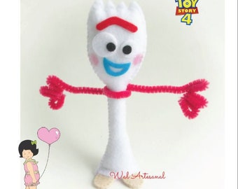 Forky Toy Story - PDF Pattern - Felt Forky Inspired