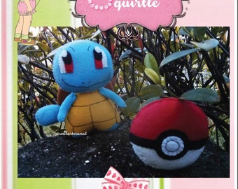 Squirtle & Pokeball - PDF Pattern - Pokemon GO