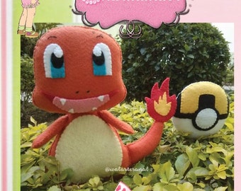 Charmander & Ultra Ball - PDF Pattern - Pokémon GO