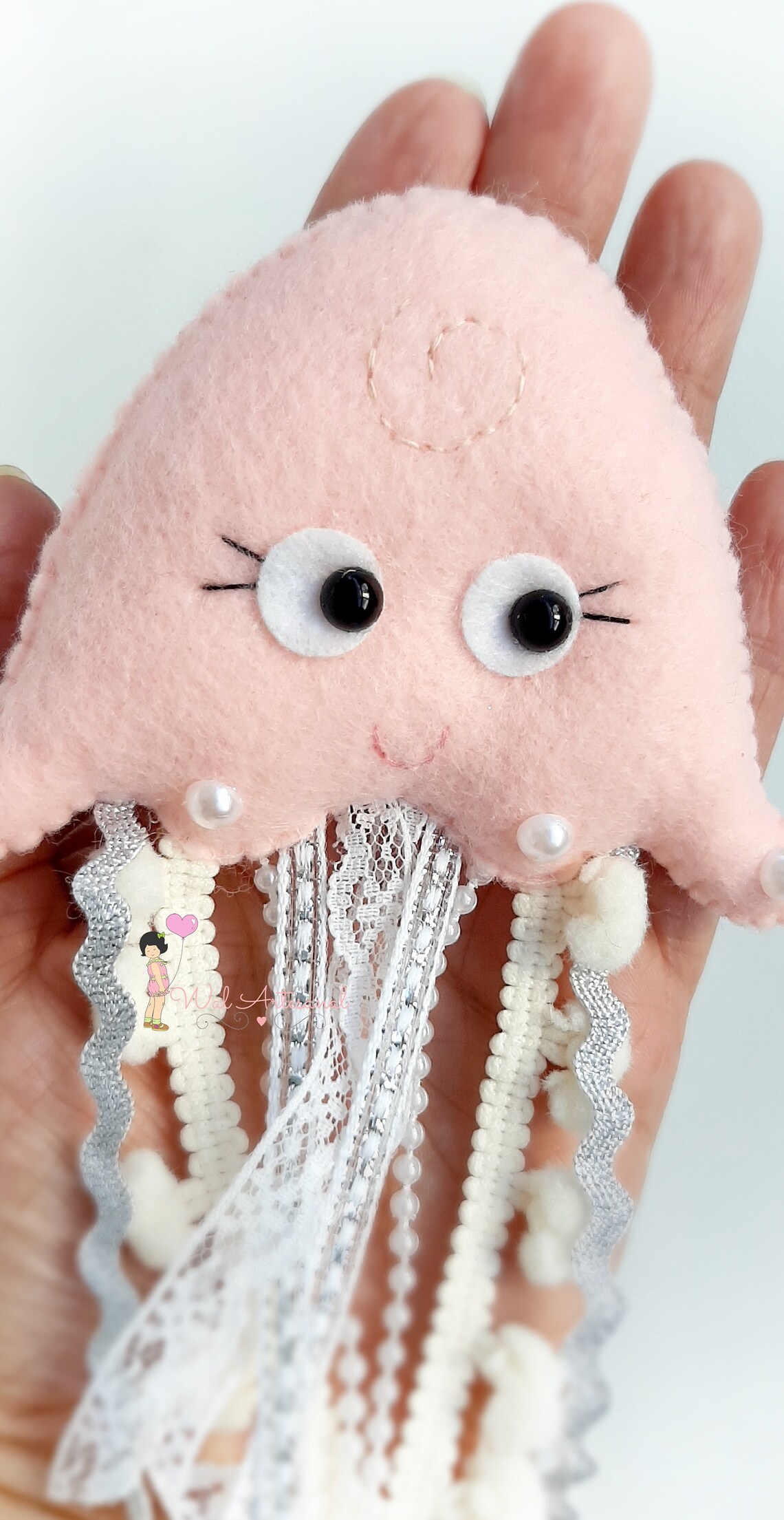 Jellyfish - Felt PDF Pattern - Ocean Toys - Nursery - Baby Shower - Sea ...