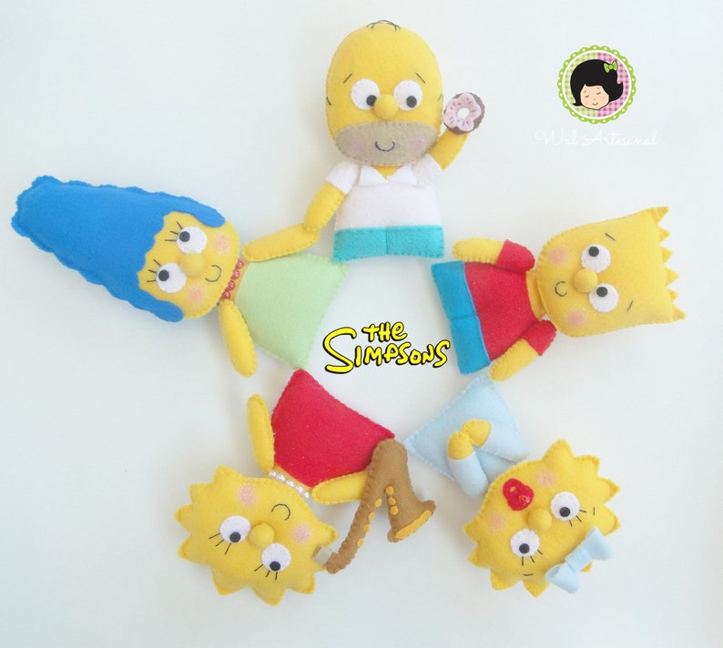 Lisa /& Maggie! Homer Bart The Simpsons PDF Pattern Marge