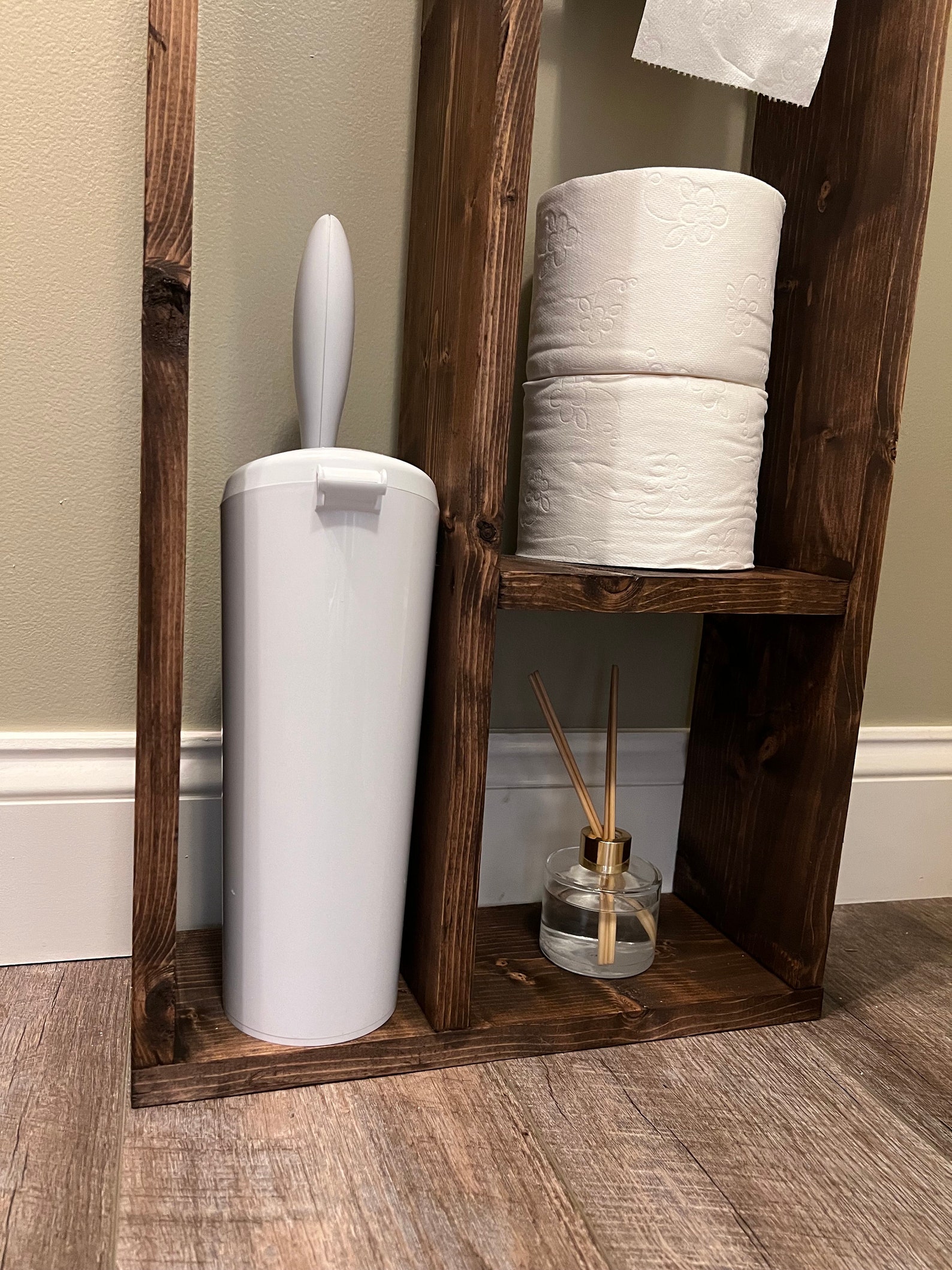 Bathroom Storage, Bathroom Toilet Paper Storage, Rustic Bathroom ...