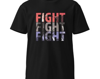 FIGHT! FIGHT! FIGHT! Trump Rally Unisex premium t-shirt