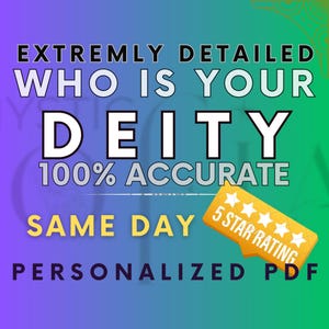 Who Are Your Deities? | Discover Your Patron & Matron | Personalized Spiritual Guidance and Divine Connection Reading | SAME DAY