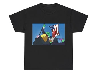 Lächelnde Freunde Herr Frosch Donald Trump Shooting T-Shirt, Trump Kampf Shirt, niemals Kapitulation T-Shirt, Trending Politische Wahlen T-Shirt, Mr Frog