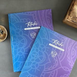 Reiki Session Summary Log Book | Available in Paperback and Hardcover | For Reiki Practitioners | 75 Pages