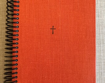 1955 “The Way of the Cross” Upcycled Vintage Book into Journal/Sketchbook