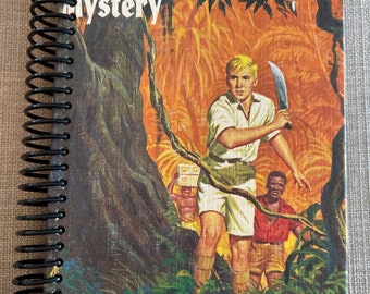 1960 “Biff Brewster-Brazilian Gold Mine Mystery” Upcycled Vintage Book into Journal/Sketchbook