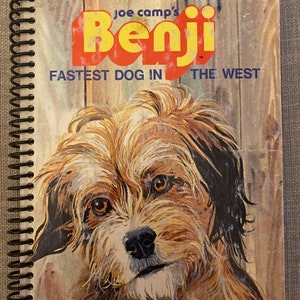A Little Golden Book “Benji” Upcycled Vintage Book into Journal/Sketchbook
