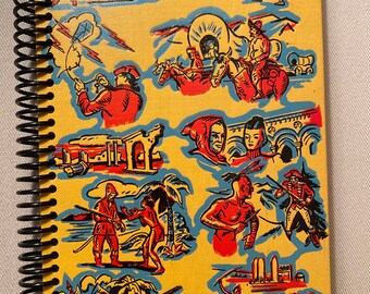 1934 “Conquest of Mexico” Upcycled Vintage Book into Journal/Sketchbook