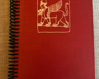 1955 “The Secret of the Hittites” Upcycled Vintage Book into Journal/Sketchbook