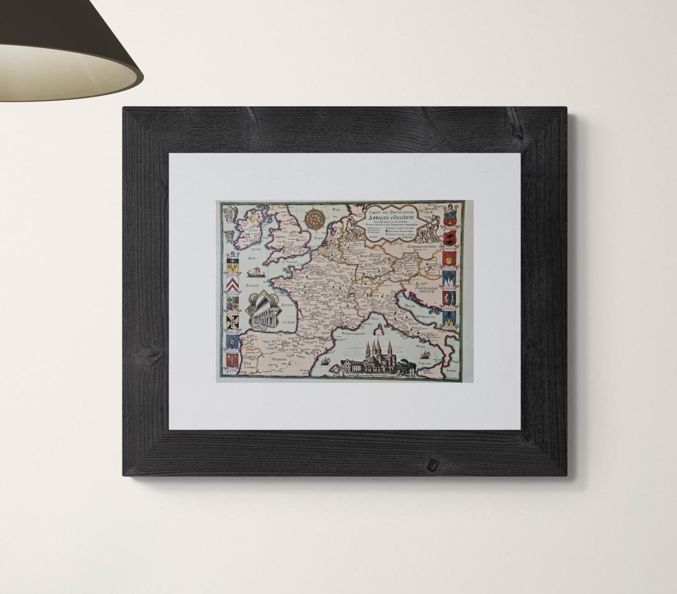 European Map in 1980 - Etsy Canada