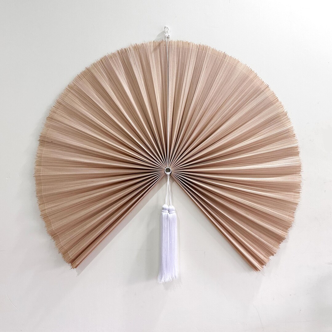 Bamboo Fan Decor, Decorative Bamboo Fan, Handmade Bamboo Fan, Bamboo ...