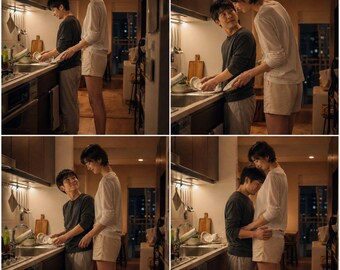 My Wife Looked Up at Me and I Thought She Was Adorable | Tall Wife & Short Husband Height Difference Romance | Digital Photo Story