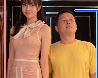 Family Height Difference-Tall Woman Short Man Extreme Height Difference | 180cm vs 168cm | High Heels | Funny Comparison | AI Art