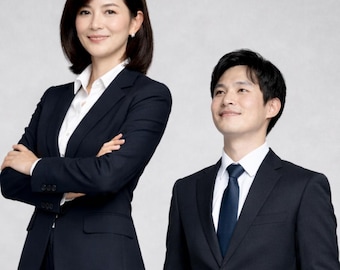 Office Scene-Tall Woman Short Man Height Difference | Business Couple | Realistic Photo | Digital Download