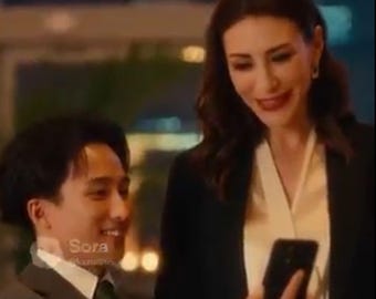 Tall Woman at Networking Event | Short Man Requests a Photo Together, Height Difference Comedy, Business Mixer Humor, 5 Image Set
