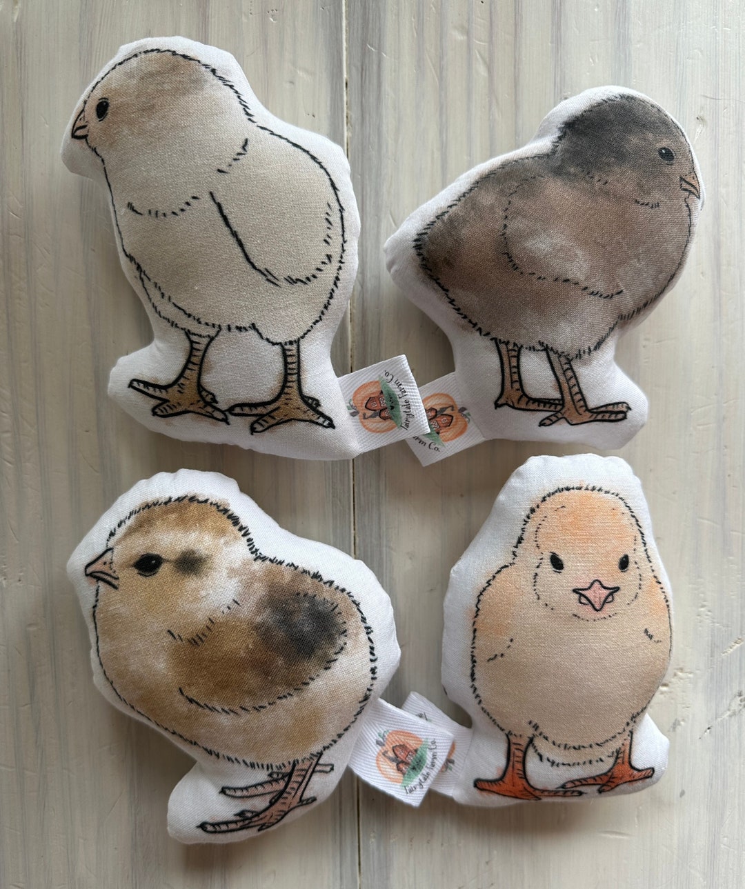 Baby Chick Plush ~ Yellow Chick, Ivory Chick, Light Brown Chick, Darker ...
