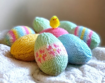 Easter Egg knitting pattern instant download