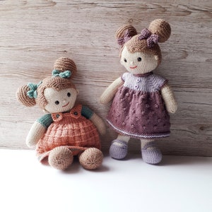 Lilly and May Dolls Knitting Pattern Instant Download