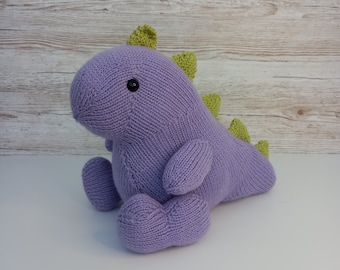 Baby Dinosaur toy knitting pattern