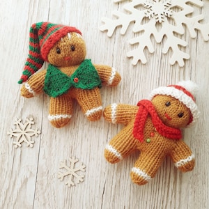 Christmas Gingerbread Men Printed Pattern