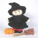 Dianna Angello Gerecenseerd Halloween Witch Bitsy Baby Knitting Pattern