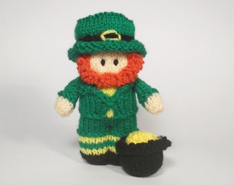 Leprechaun Doll knitting pattern Instant download