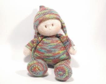 Jo-Jo Baby Doll Knitting Pattern Instant download