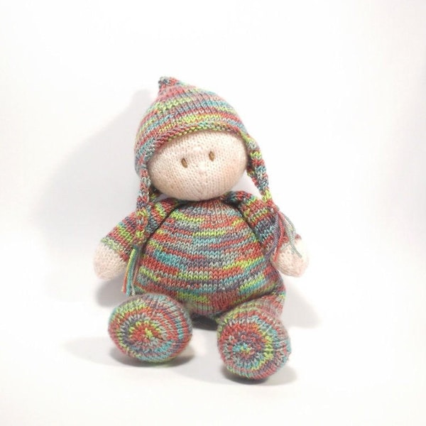 Jo-Jo Baby Doll Knitting Pattern Instant download