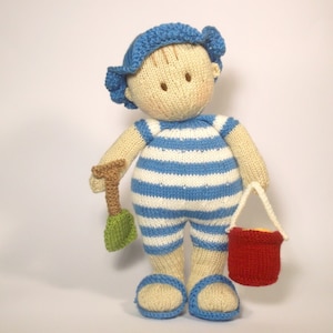 Seaside Jo-Jo doll knitting pattern Instant download