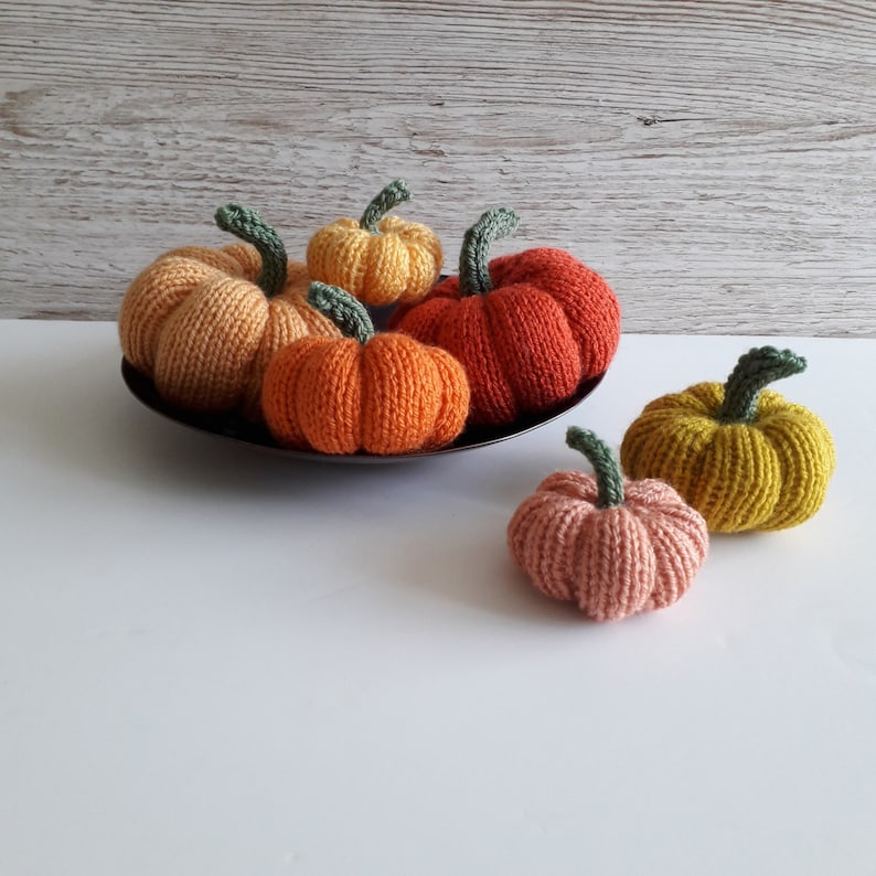 Easy Knitted Pumpkin Pattern