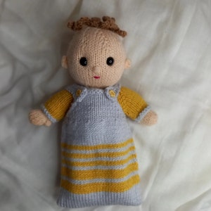 Sleep set for Betsy and Ben baby dolls knitting pattern image 7