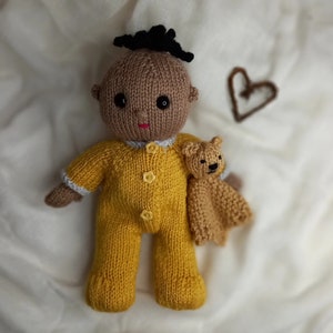 Sleep set for Betsy and Ben baby dolls knitting pattern image 8