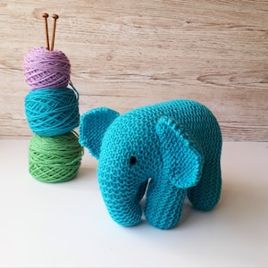 Baby Elephant Knitting Pattern Instant download 画像 4