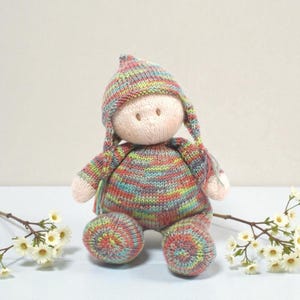 Jo-Jo Baby Doll Knitting Pattern Instant download