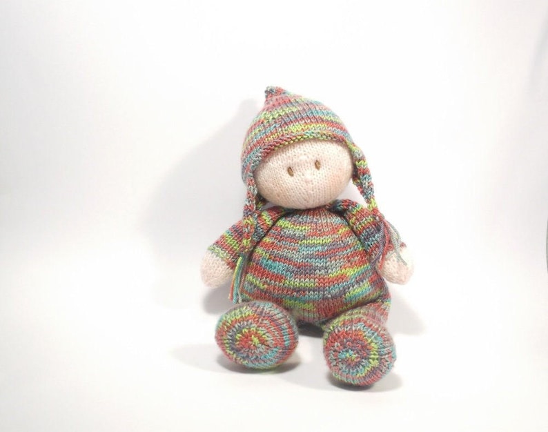 Jo-Jo Baby Doll Printed Knitting Pattern image 1