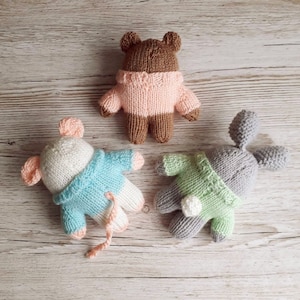 Teddy Boo and Friends toy knitting pattern Instant download image 6