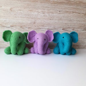 Baby Elephant Knitting Pattern Instant download 画像 7