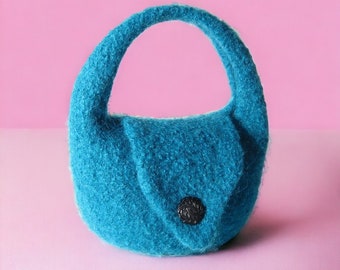 Charlotte Felt bag instant download knitting pattern