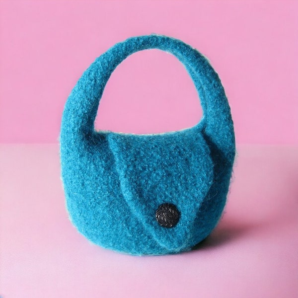 Charlotte Felt bag instant download knitting pattern