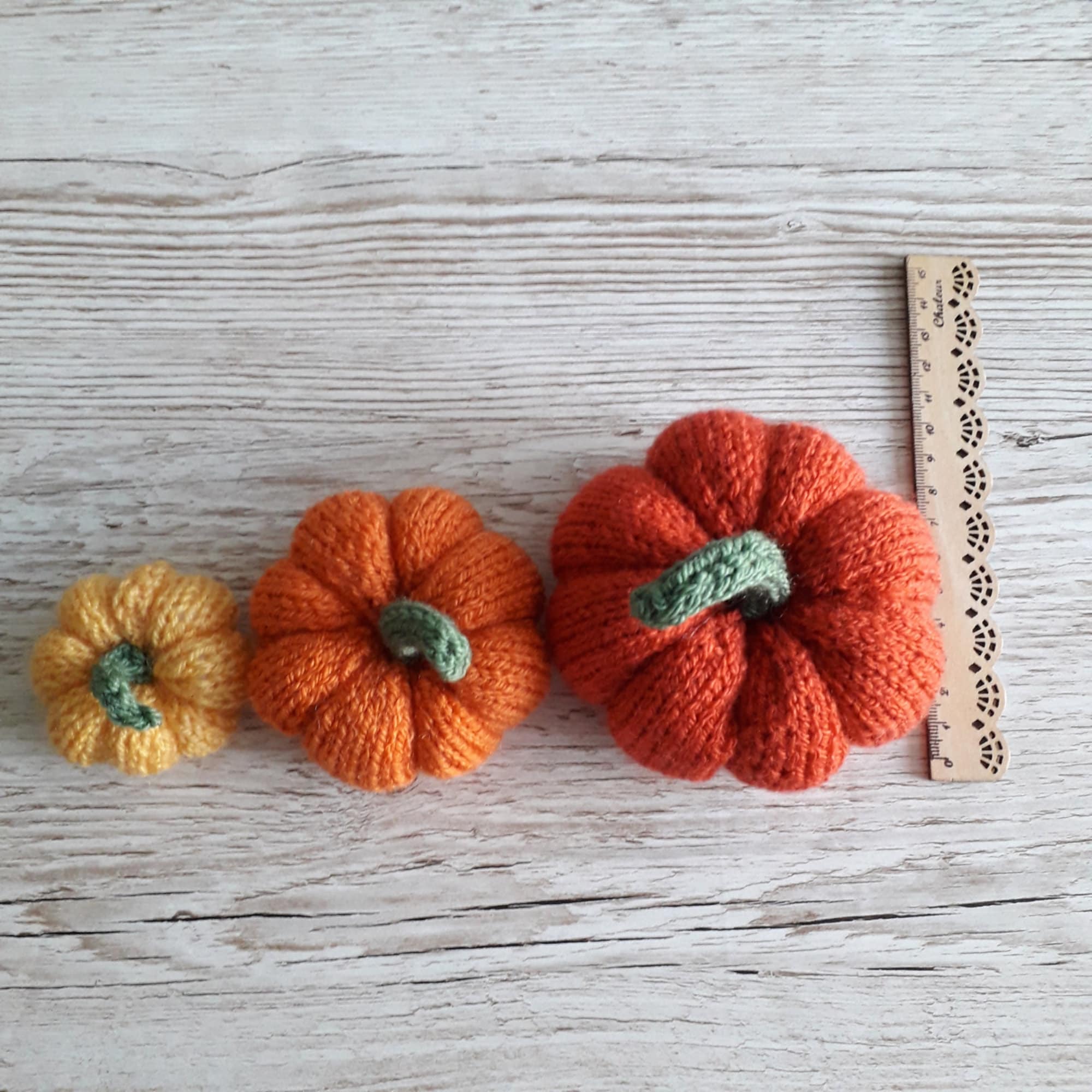 Easy knitted pumpkin pattern instant download etsy uk