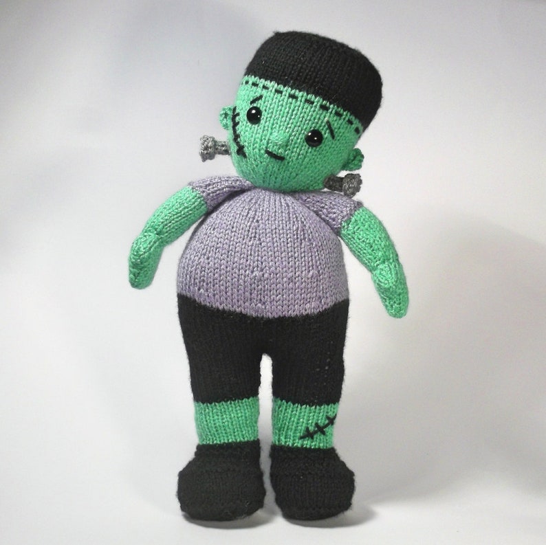 Little Frankenstein Knitting Pattern afbeelding 2