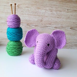 Baby Elephant Knitting Pattern Instant download 画像 6